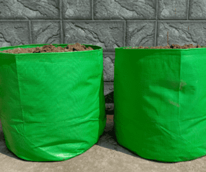 Grow bags come in a variety of colors and sizes making them perfect for container gardens.