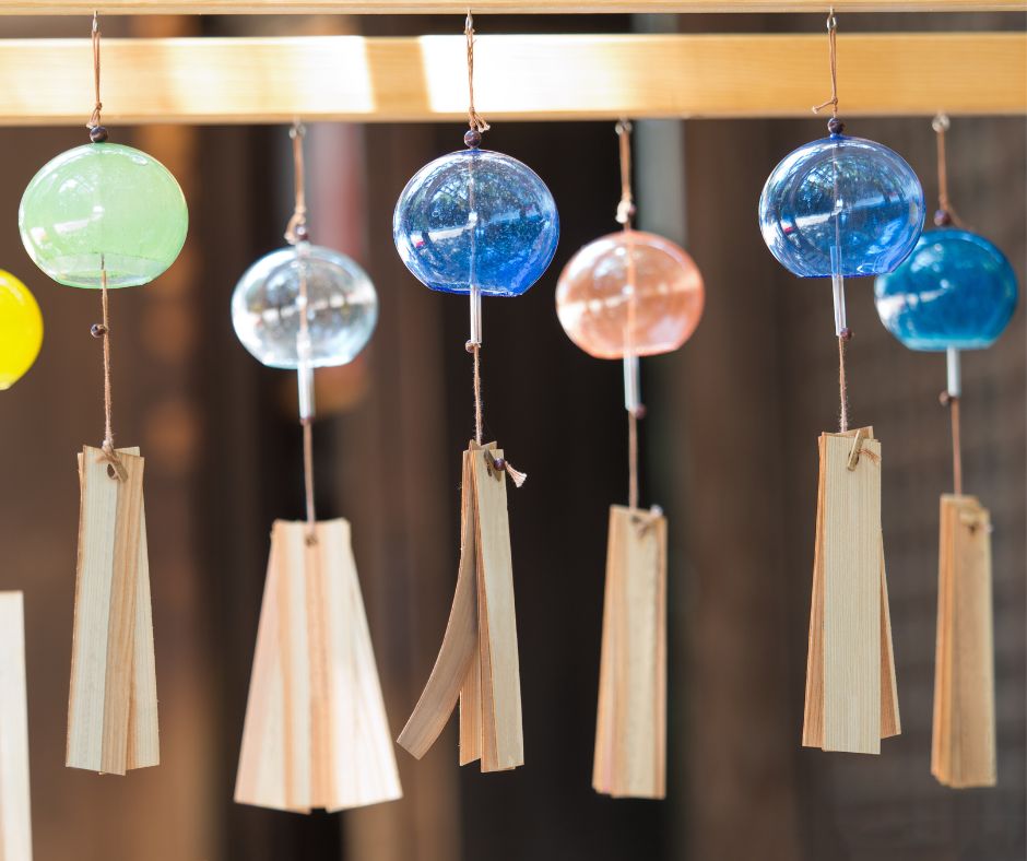 Japanese style windchimes