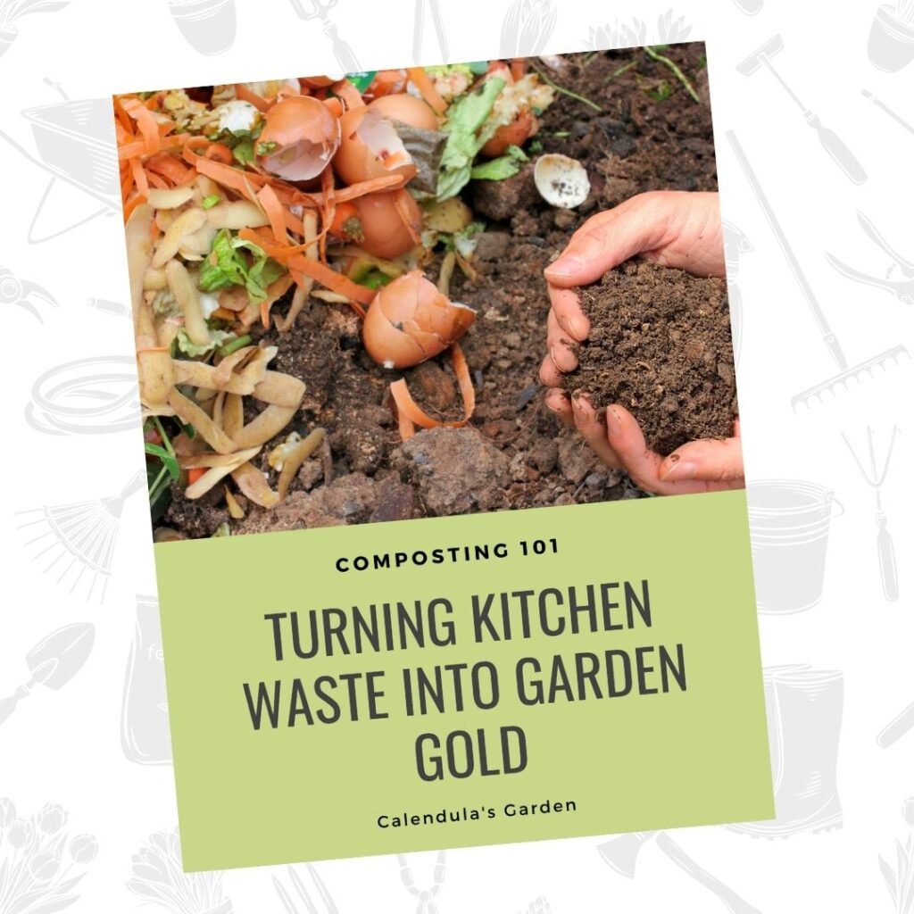 Cover of ebook, Turning Kitchen waste into garden gold.