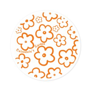 2 Inch Round Garden Sticker | Make Your Space Bloom