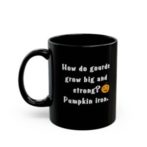Pumpkin Iron Black Fall Halloween Ceramic Mug