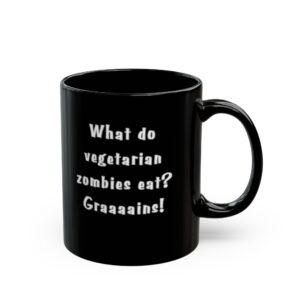 Vegetarian Zombies Halloween Ceramic Mug